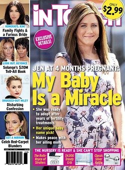 Дженнифер Энистон четыре месяца беременна!