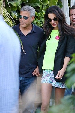Джордж Клуни и Амаль Аламуддин отметили помолвку