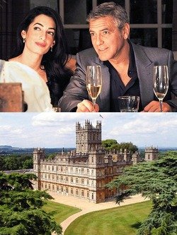 Джордж Клуни женится в Британии, в замке Хайклер
