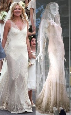 Свадебные платья Гвен Стефани и Кейт Мосс вошли в историю