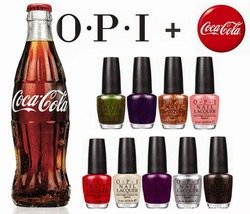 Вышла коллекция лаков для ногтей OPI и Coca-Cola