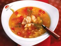 Рецепты Австралийской кухни: Кнедли-суп со шпиком