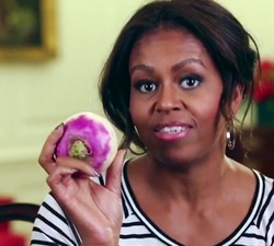Мишель Обама прочитала рэп об овощах