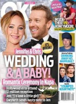 Дженнифер Лоуренс выходит замуж за Криса Мартина?