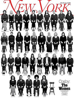 Журнал New York собрал 35 жертв актёра Билла Косби на обложке